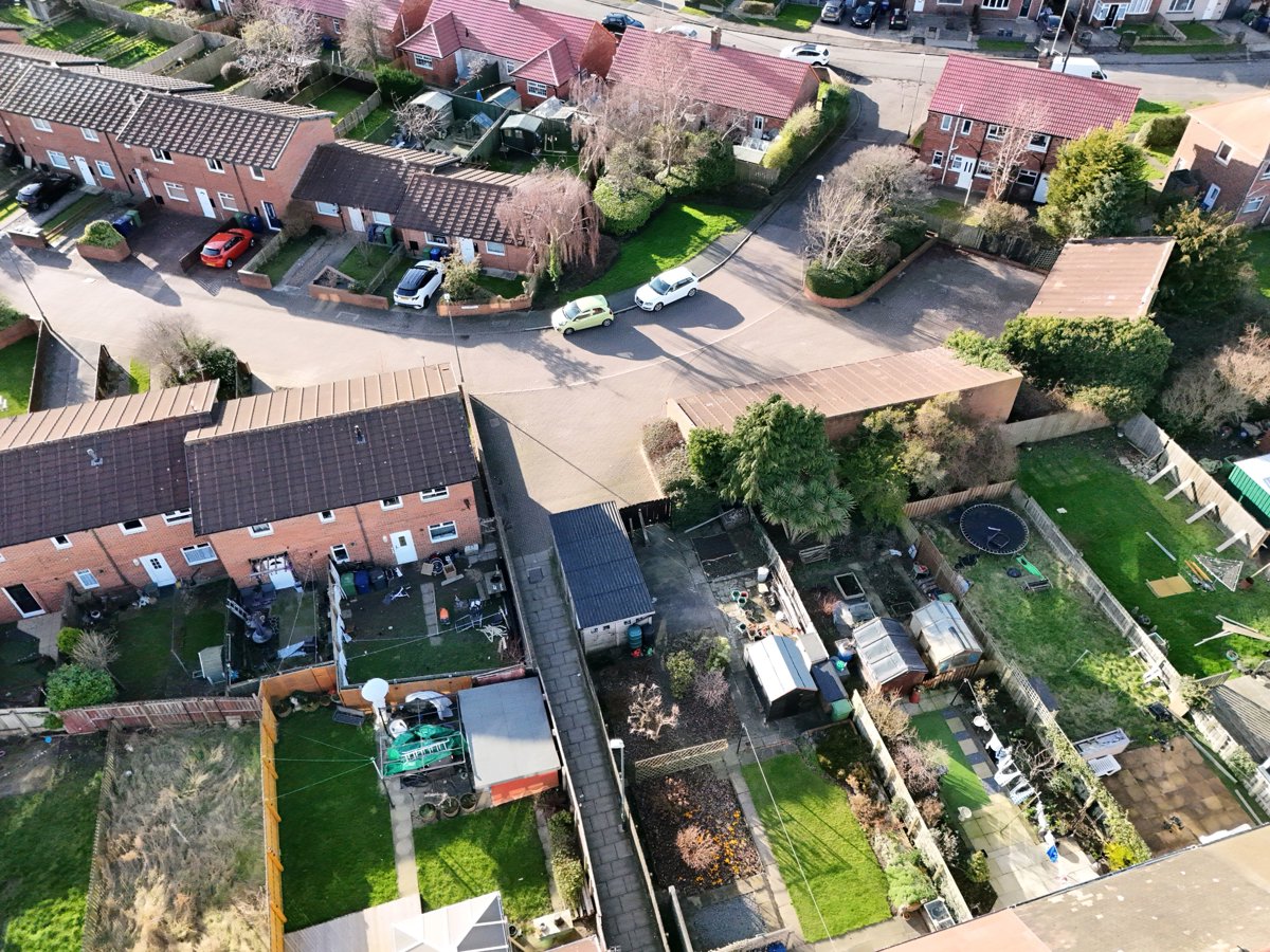 Drone 3d model of Melbourne Gardens in melbourne gardens Aerial drone 3d model in Tyne and Wear, England, GB