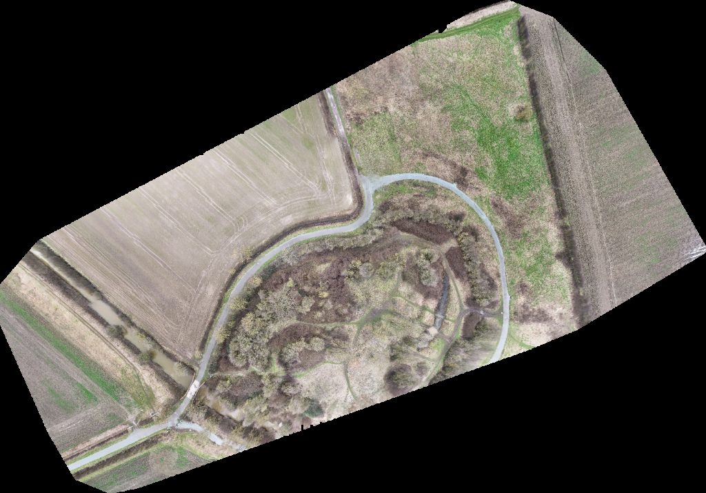 Drone map of Castle Hill Bransholme Aerial drone map in Wawne, England, GB