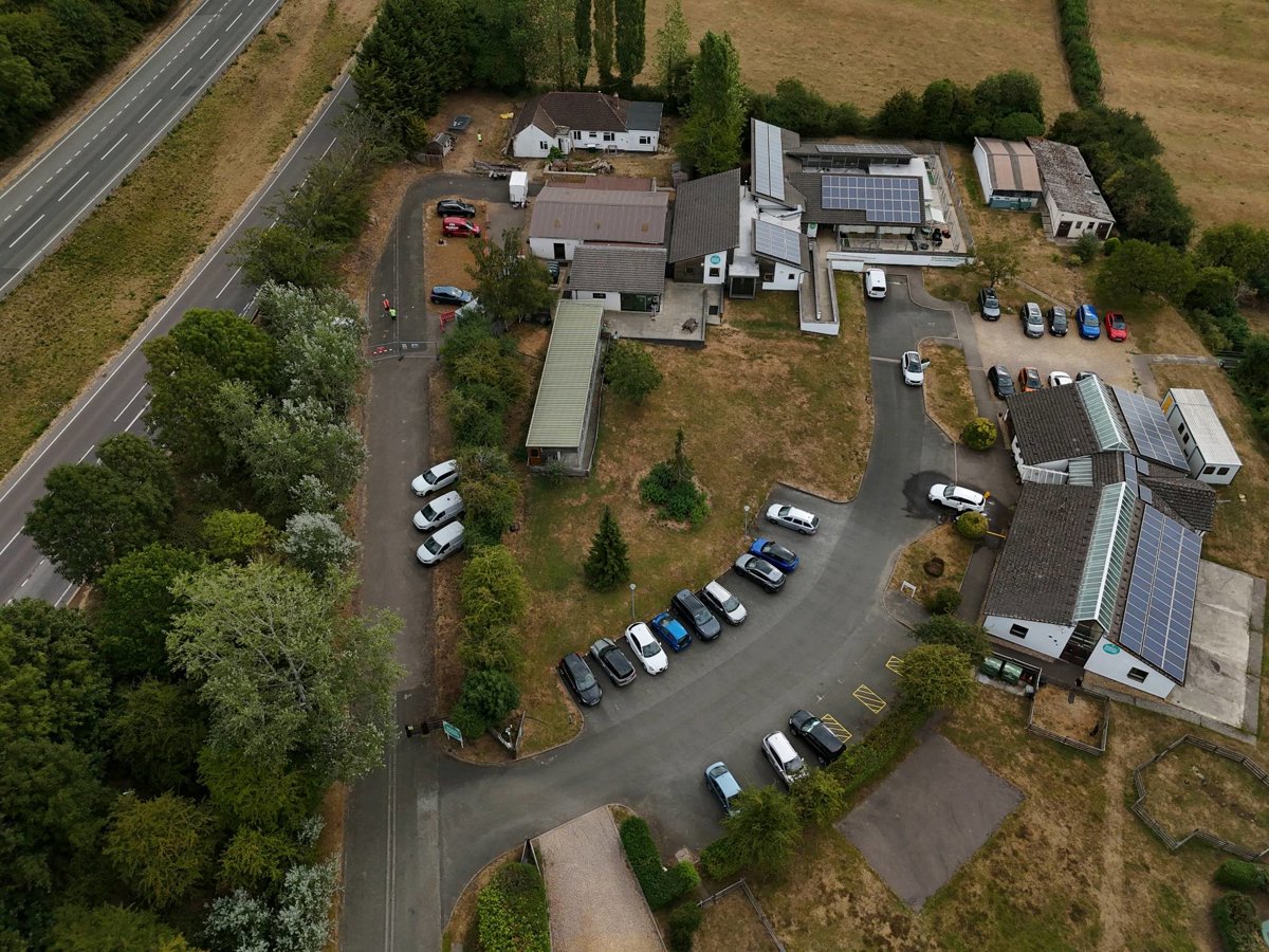 Thumbnail preview for 3D Drone Model of Dogs For Good Sapphire Business Services Banbury Ltd in West Northamptonshire, England, United Kingdom