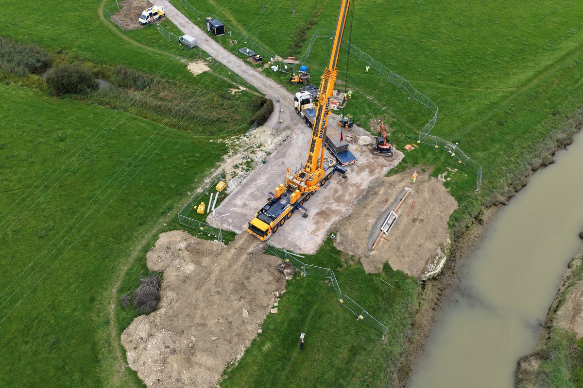 Drone 3d model of STEYNING Paradise Pets Aerial drone 3d model in West Sussex, England, GB