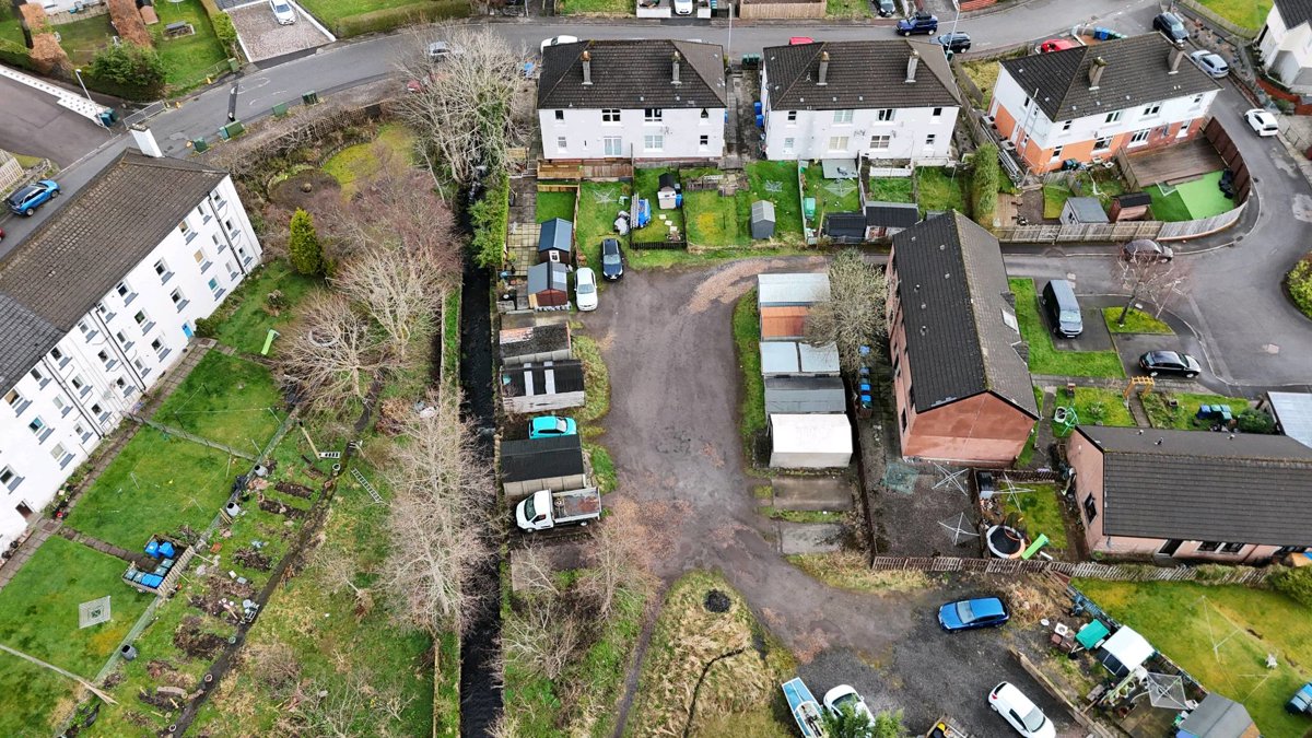 Drone 3d model of Finlay s Kitchen Garden Vinayaga gardens in modern 2 bed Aerial drone 3d model in Argyll and Bute Council, Scotland, GB