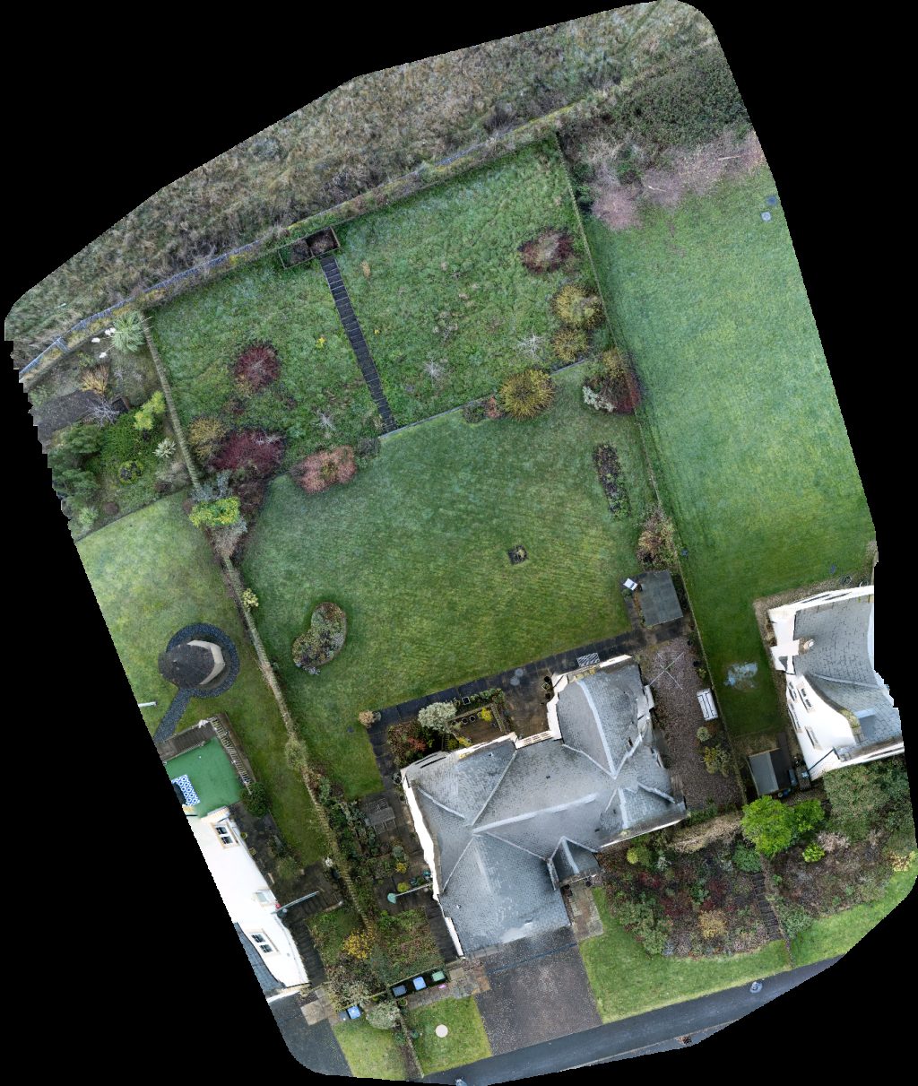 Drone map of Slapcheck My Law in dingleton drive Aerial drone map in Scottish Borders, Scotland, GB