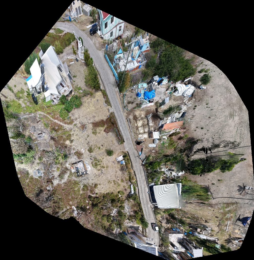 Drone map of The khutelab Sunrise Disco Club Supermarket in one bedroom Aerial drone map in , Carriacou And Petite Martinique, GD