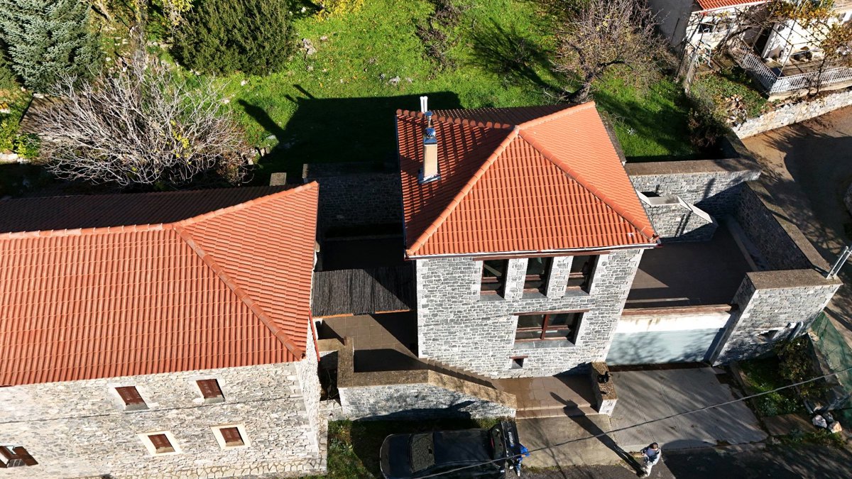 Drone 3d model of Anastasia s House Φουλ στο Μεζέ Aerial drone 3d model in Nymfasia, Region, GR