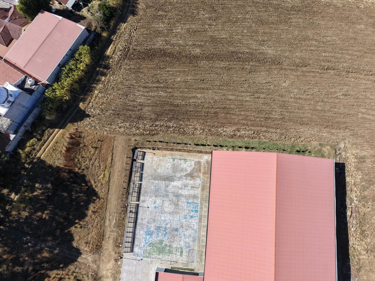 Drone 3d model of Polideportivo ENCA lote 32 sector 1 asentamiento la independencia in de bárcena Aerial drone 3d model in Villa Nueva, Guatemala Department, GT