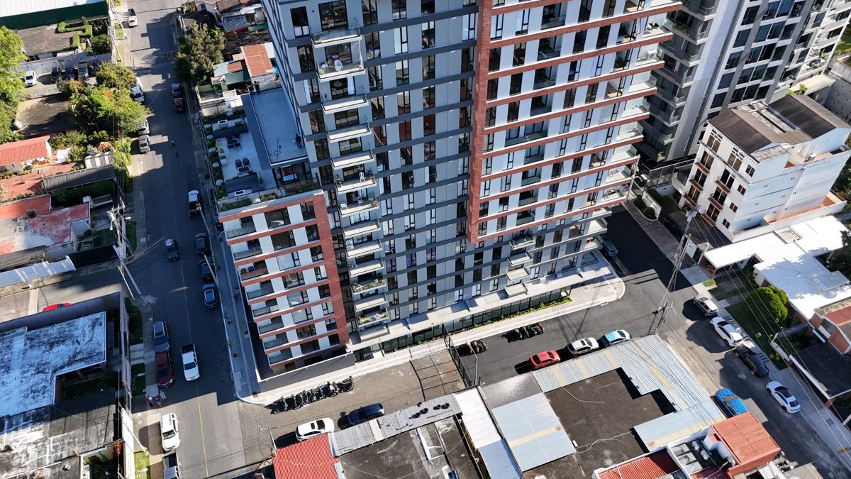 Drone 3d model of Kripton Security Dispositivos Inteligentes Seguridad S A in Parque Colonia El Maestro Aerial drone 3d model in Ciudad de Guatemala, Guatemala, GT