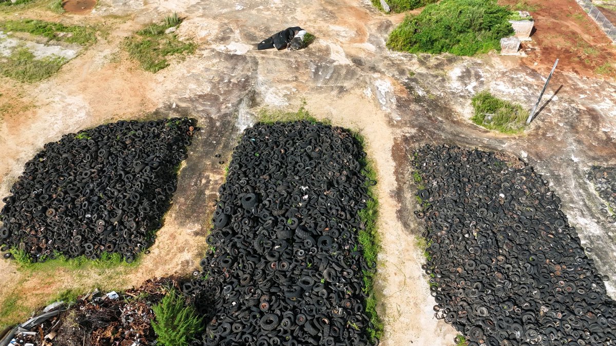 Drone 3d model of Dededo Substation Gpa WSD in Power Plant Aerial drone 3d model in Y Papao, Region, GU