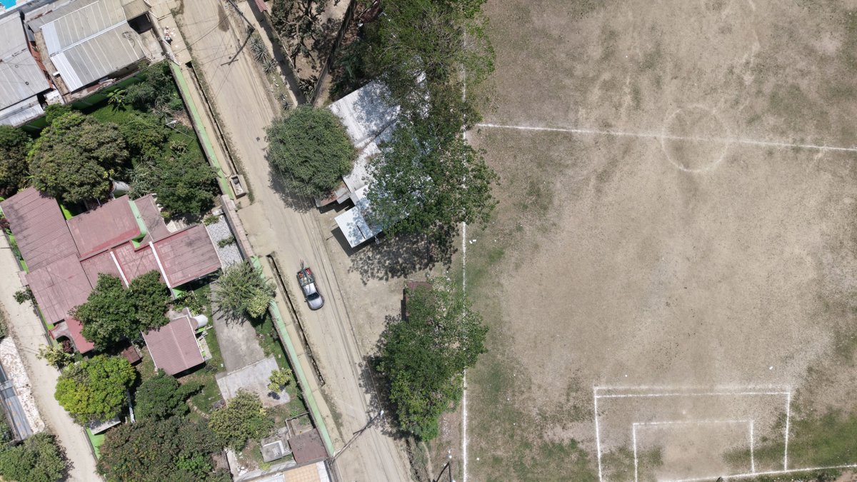 Drone 3d model of Bar y Restaurante El Coyote Food Stand in Col. Primavera Aerial drone 3d model in San Pedro Sula, Cortes Department, HN