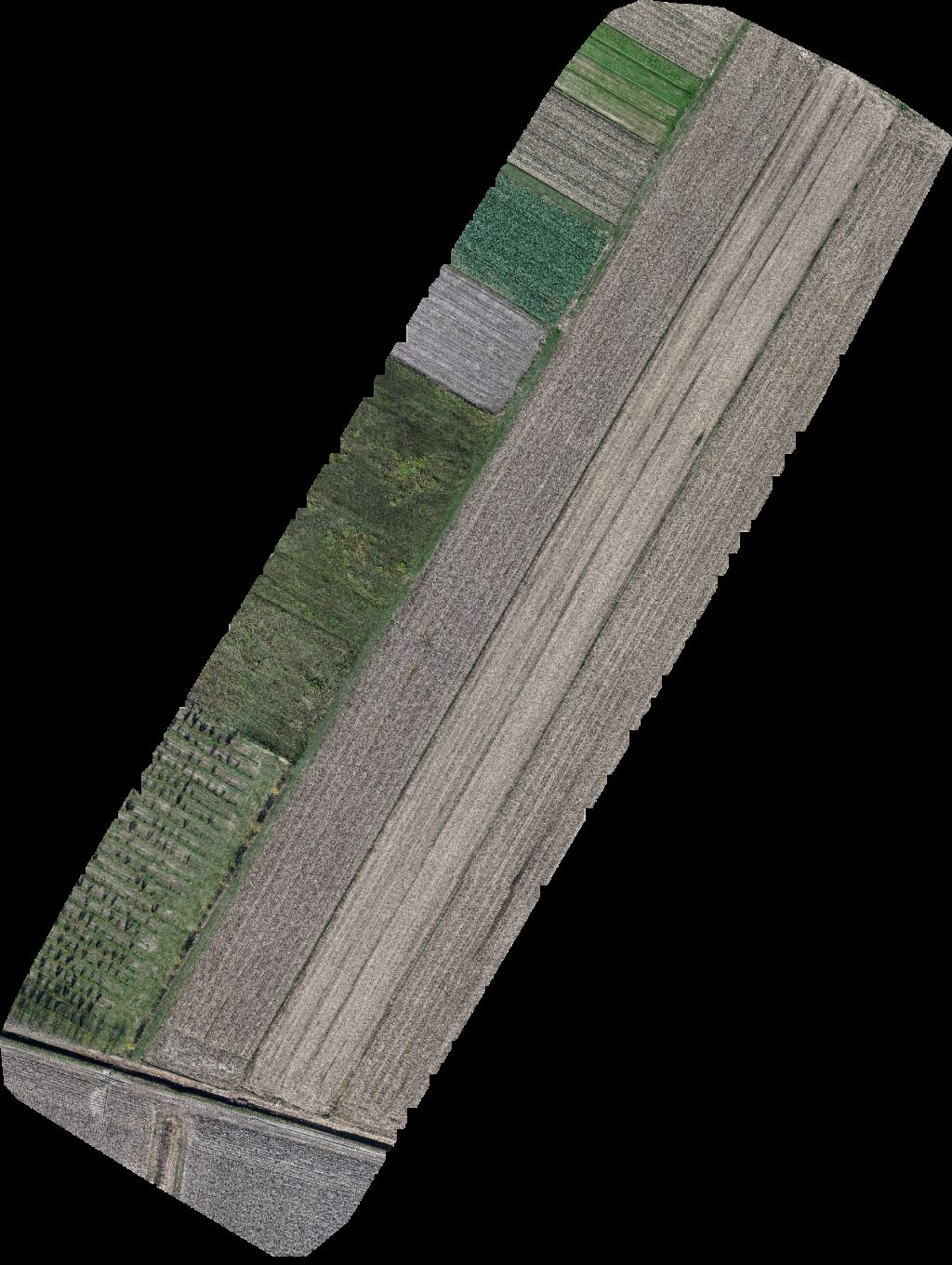 Drone map of Crucifix Studenac Market Aerial drone map in Okoli, Sisacko Moslavacka Zupanija, HR