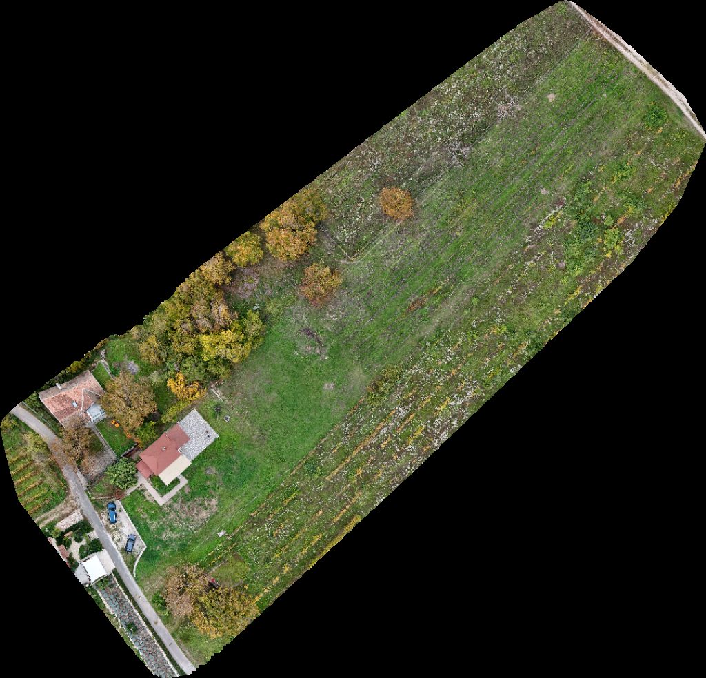 Drone map of Fülöp Jakab templom Agro Ász in villa park Aerial drone map in Ábrahámhegy, Region, HU