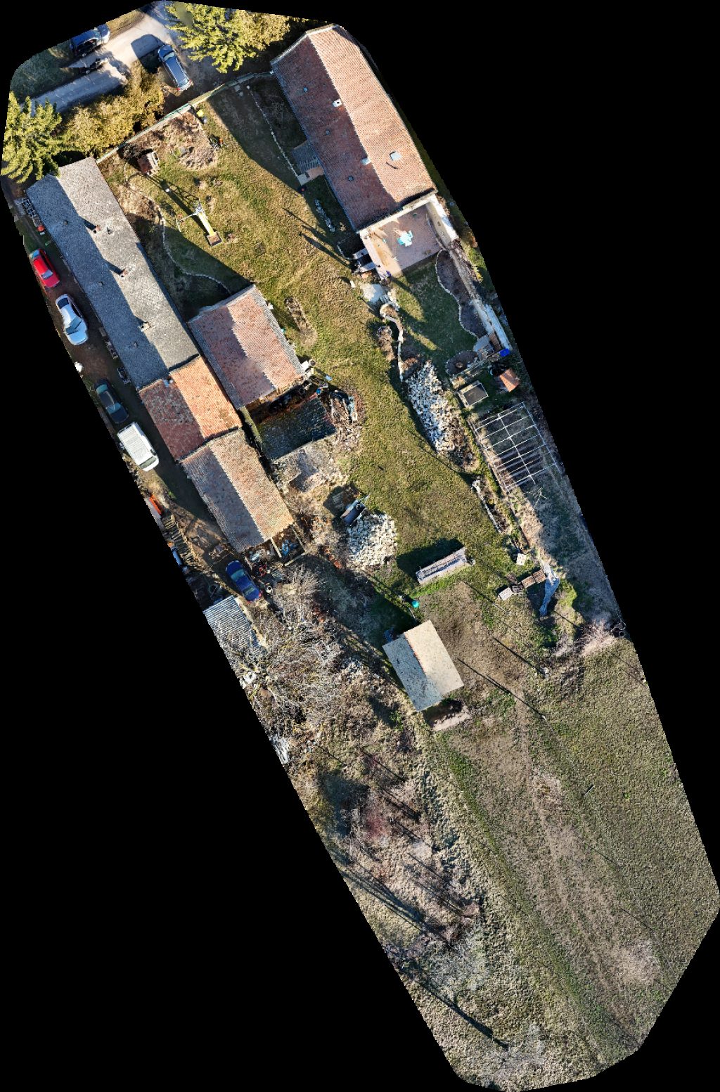 Drone map of Héttörpe vendégház Refabrik Kft in barnag fő utca Aerial drone map in Barnag, Region, HU