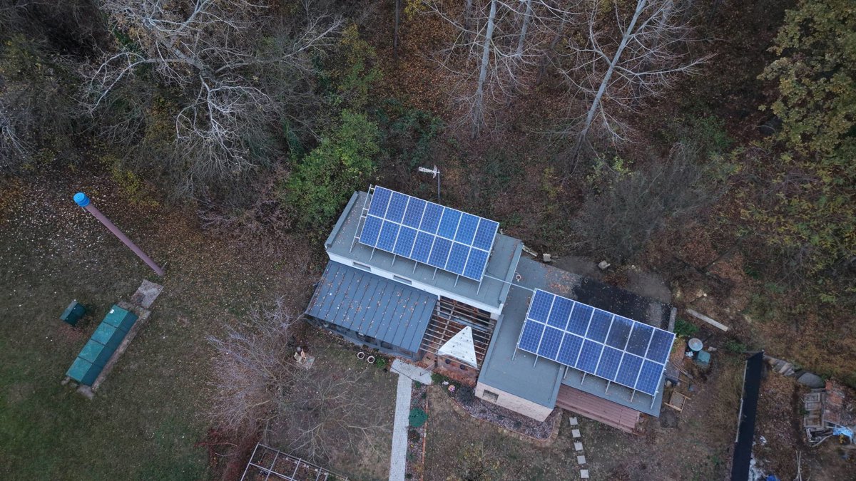 Drone 3d model of B Zoltán Új Kishomok Villa u in új kishomok Aerial drone 3d model in Hódmezővásárhely, Region, HU