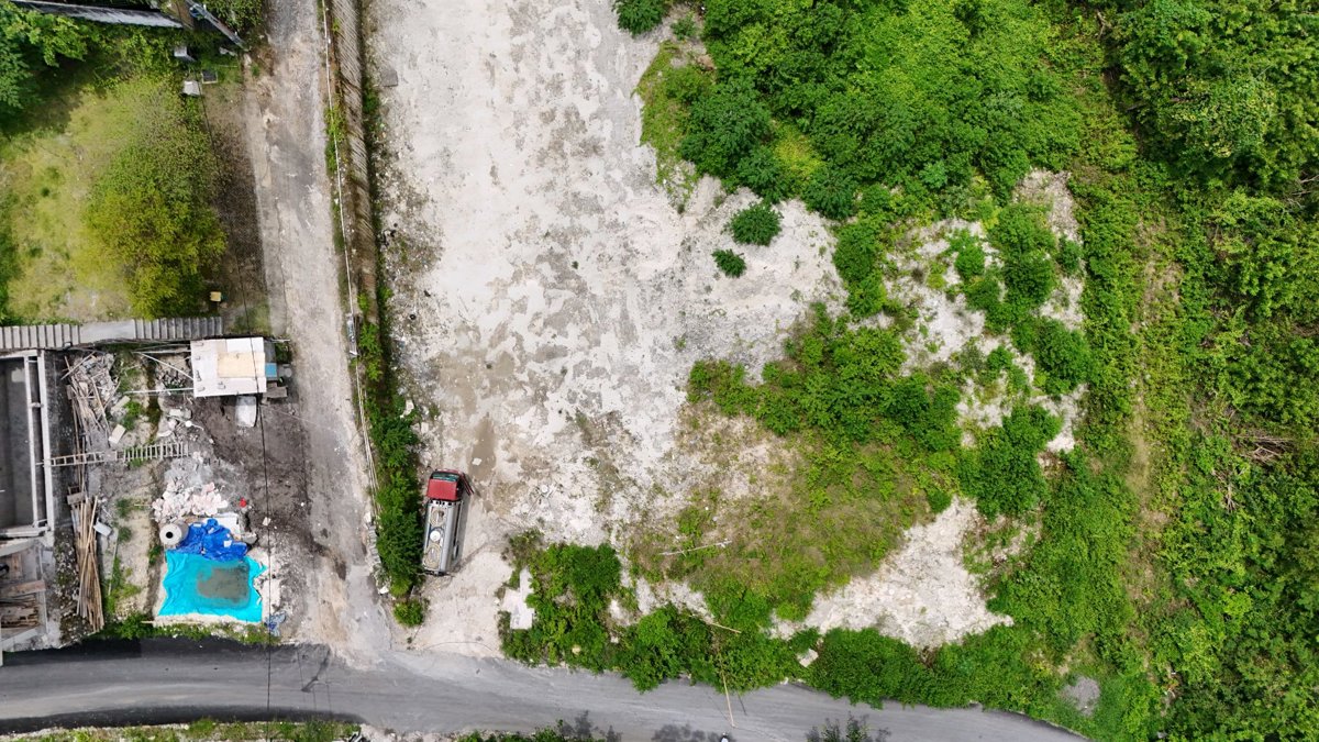 Drone 3d model of Nour Uluwatu Ocean Hill Joglo in ocean view villa Aerial drone 3d model in Kabupaten Badung, Bali, ID