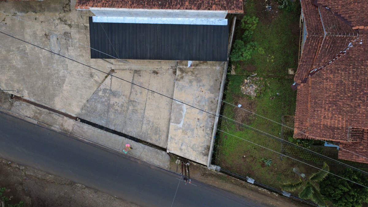 Drone 3d model of Kedai 21 Pamulihan Sanggar Wayang Sundari in wayang golek Aerial drone 3d model in Kabupaten Sumedang, Jawa Barat, ID