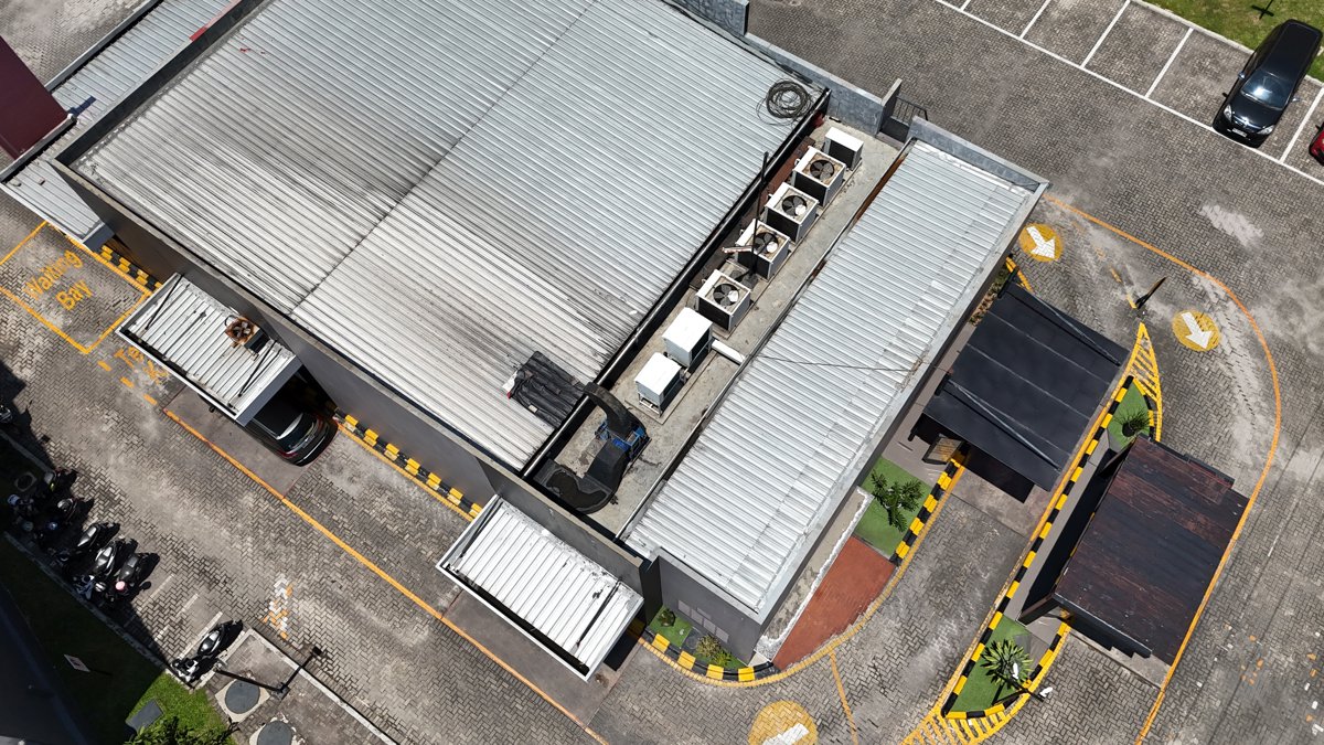 Drone 3d model of McDonald s Antasari Diko art gallery in antasari lampung Aerial drone 3d model in Kota Bandar Lampung, Lampung, ID