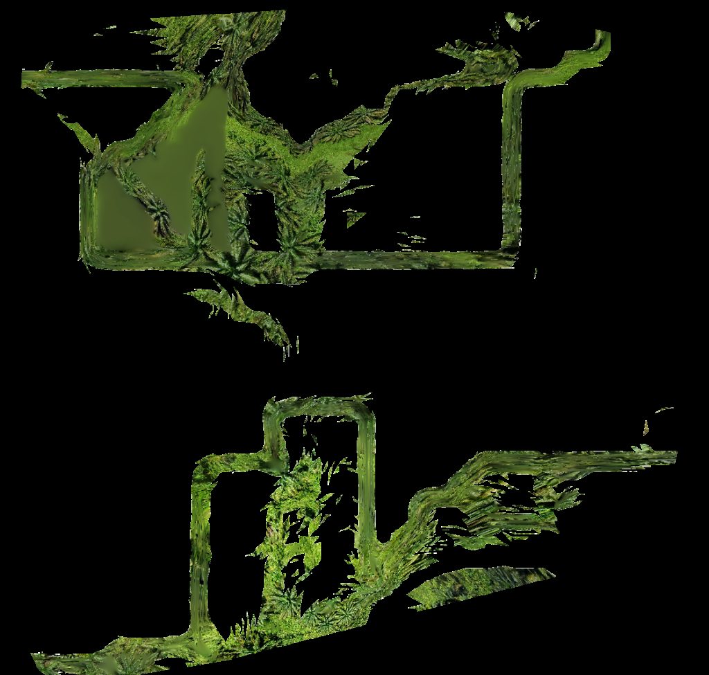 Drone map of PT Pusaka Agro Lestari Jembatan Kali Kopi in pusaka agro lestari Aerial drone map in Kabupaten Mimika, Papua Tengah, ID