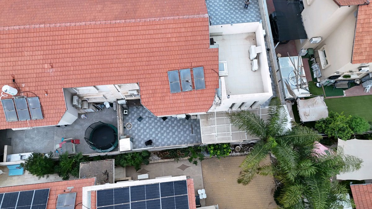 Drone 3d model of School gates of Zion ויצמן שירותי מנעולנות in משרד עורכי דין Aerial drone 3d model in Ramla, Center District, IL