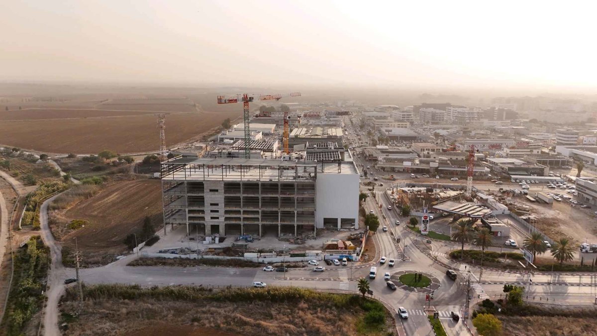 Drone 3d model of Harod Koresh מקרו in בע מ Aerial drone 3d model in Afula, North District, IL