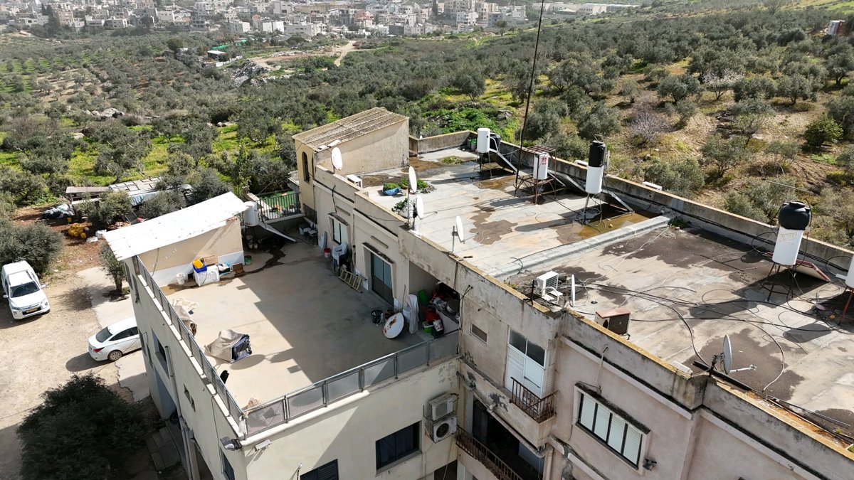 Drone 3d model of פרג חסן הנדסה בע מ حيّ الشيخ رضوان Aerial drone 3d model in Mash'had, North District, IL