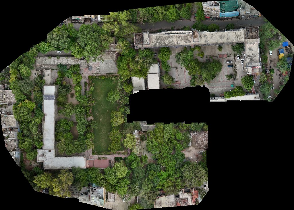 Thumbnail preview for Drone Map of Sarvodaya Kanya Vidayalaya School Hotel O By Oyo White Diamond in Delhi, Dl, India