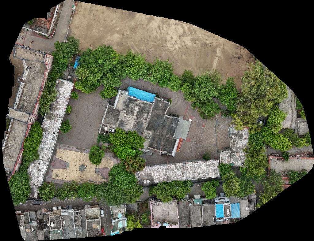 Thumbnail preview for Drone Map of Basketball Court Govt Girls Sr Sec School in Delhi, Dl, India