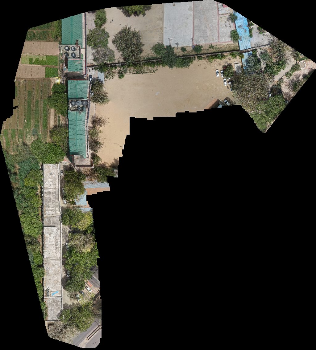 Drone map of Baprola School in Baprola Aerial drone map in Delhi, Dl, IN