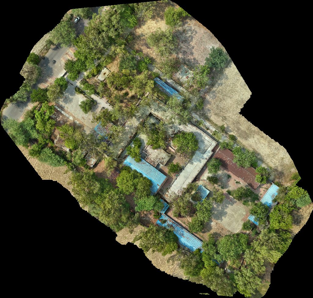 Drone map of GBSSS Chhawla Rishal Vihar in rishal vihar Aerial drone map in Delhi, Dl, IN