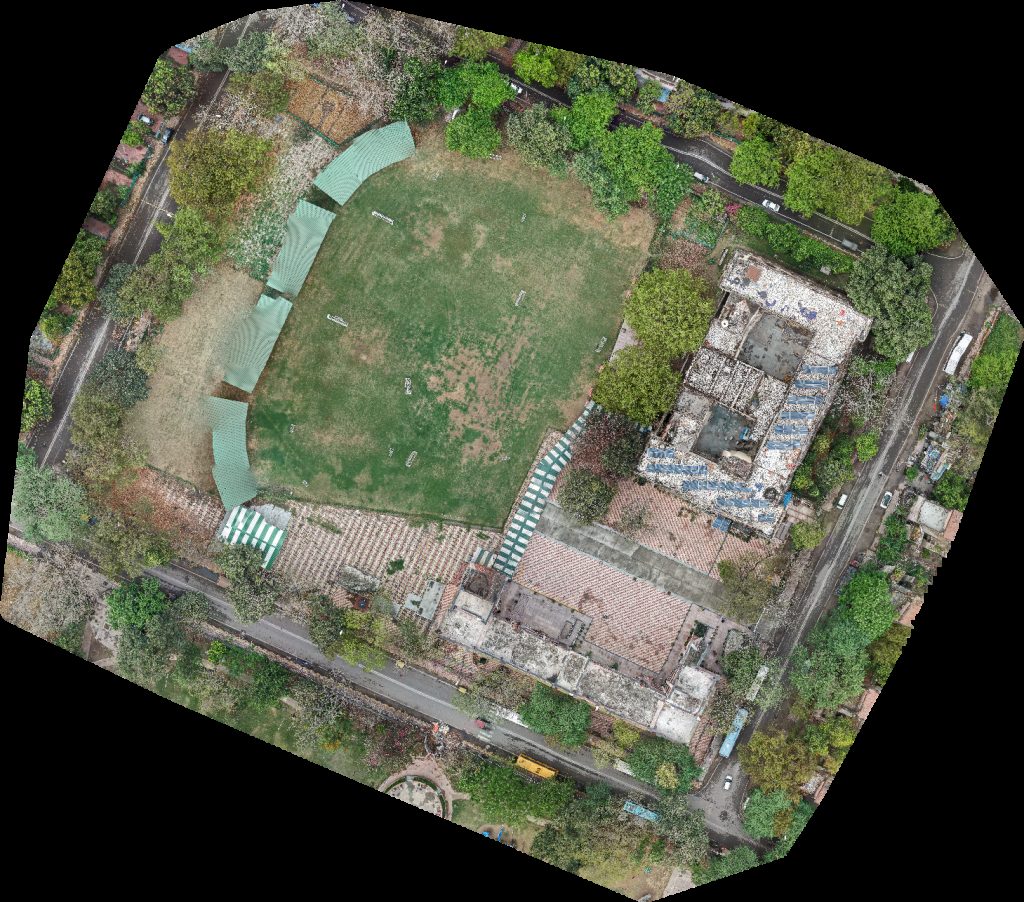 Drone map of Sarvodaya Kanya Vidyalaya BBFS SKV Andrews Ganj in Andrews Ganj Aerial drone map in New Delhi, Dl, IN