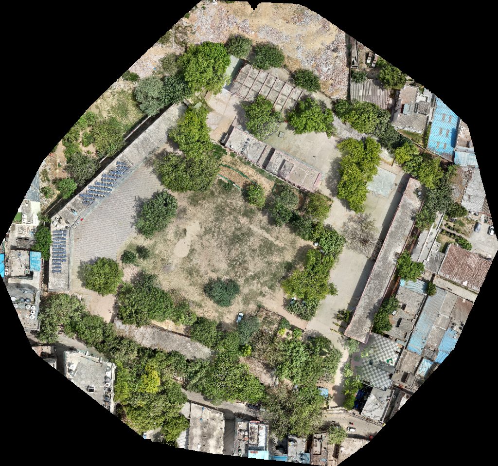 Drone map of Bag Shop Dinesh HP gas service in Mehrauli Aerial drone map in New Delhi, Dl, IN