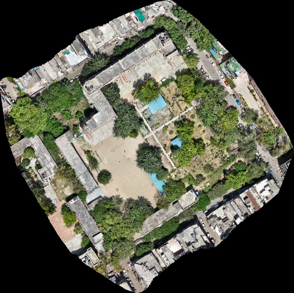 Drone map of Sarvodaya Bal Vidyalaya Moti Nagar North India Placement Services in Moti Nagar Aerial drone map in New Delhi, Dl, IN