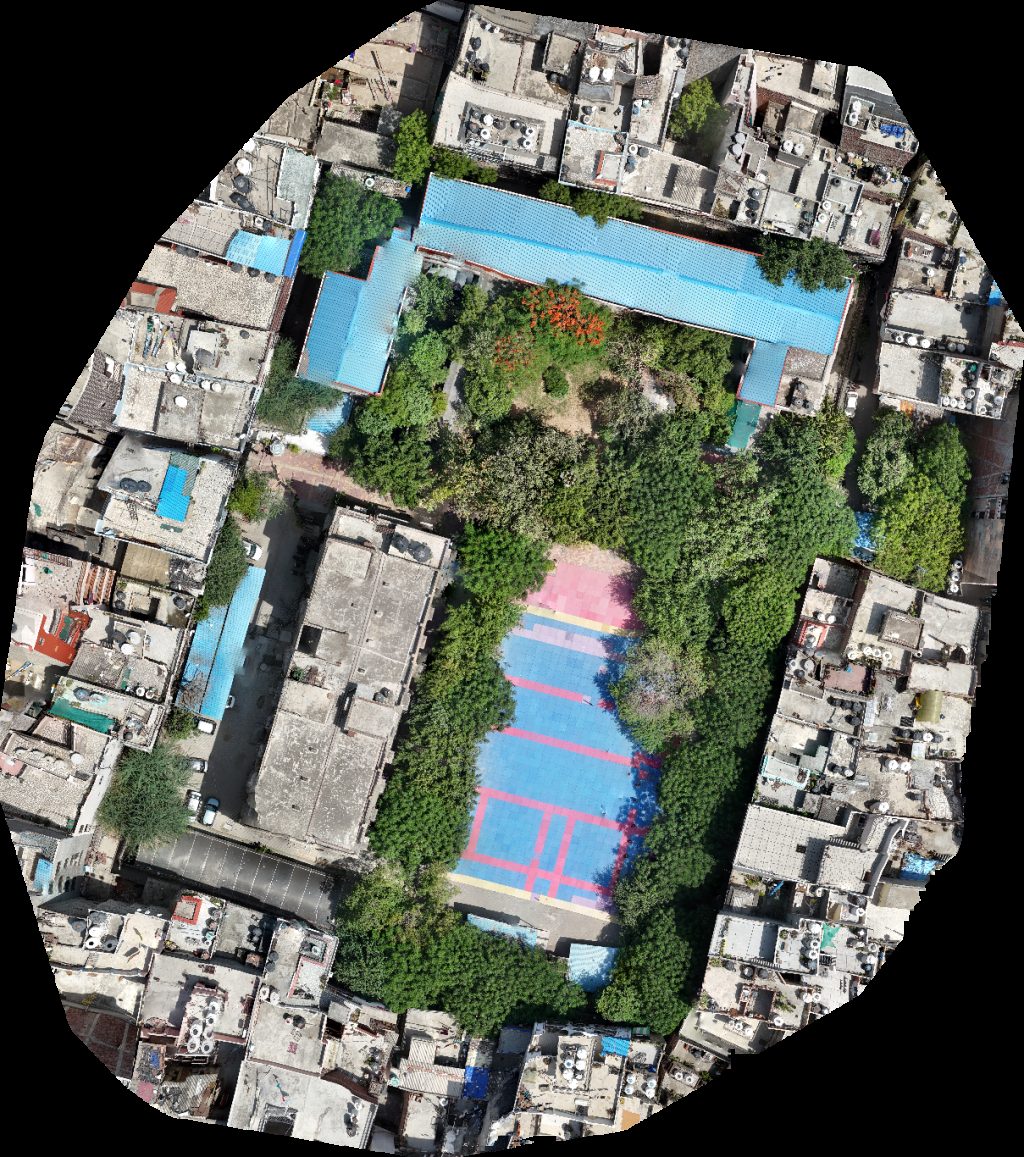 Drone map of Sarvodaya Co Ed Sr Sec School Dine Hut Restaurant in Munirka Aerial drone map in New Delhi, Dl, IN