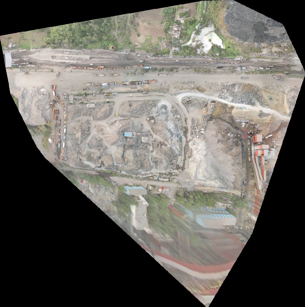 Drone map of CROSSER 1 Crusher 3 in Kumand Aerial drone map in Badakerangjungle, Od, IN