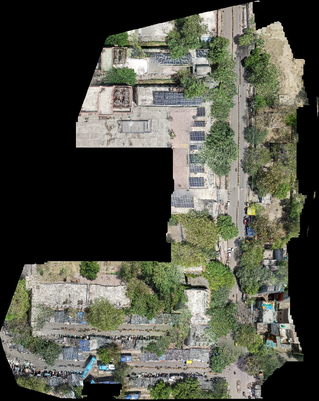 Drone map of Lohal Farm Govt Sr Secondary School Gedap in गेड प Aerial drone map in Bhaseena, Rj, IN