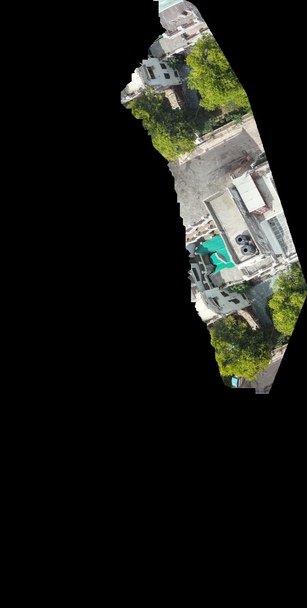 Drone map of Beed Forest Dhalleda Ashram in shiv shakti Aerial drone map in Buhana, Rj, IN