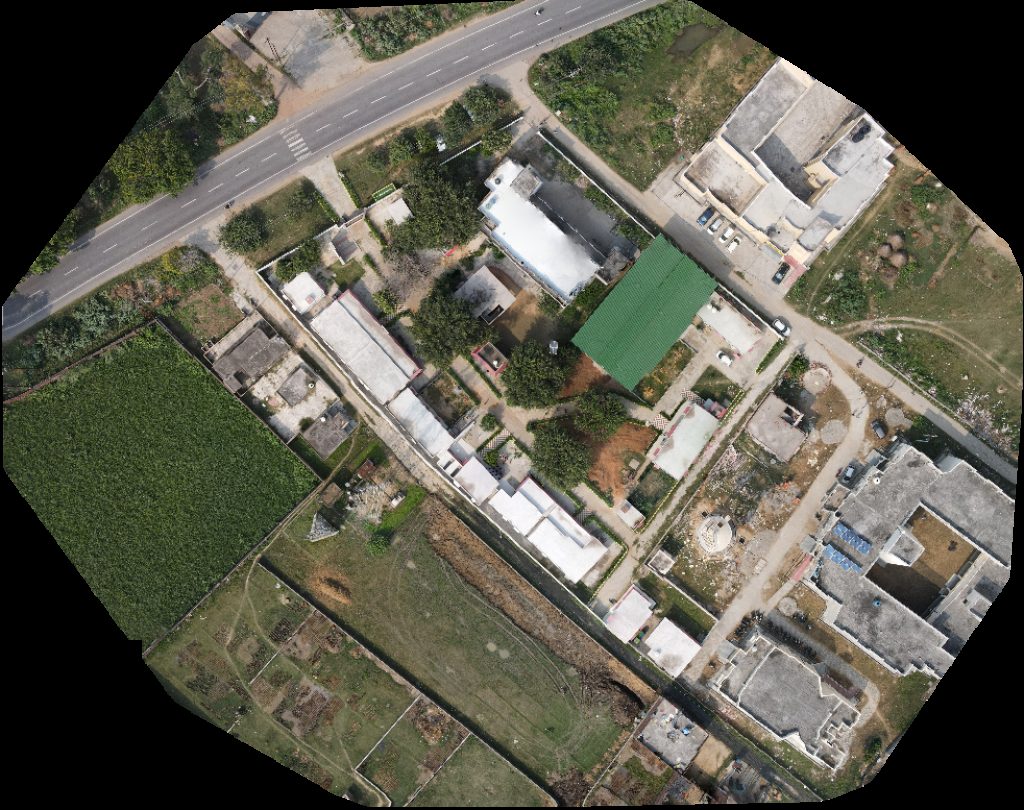 Drone map of D E I T Kasturba Gandhi Awasiya Balika Vidyalaya Aerial drone map in Ata, Up, IN