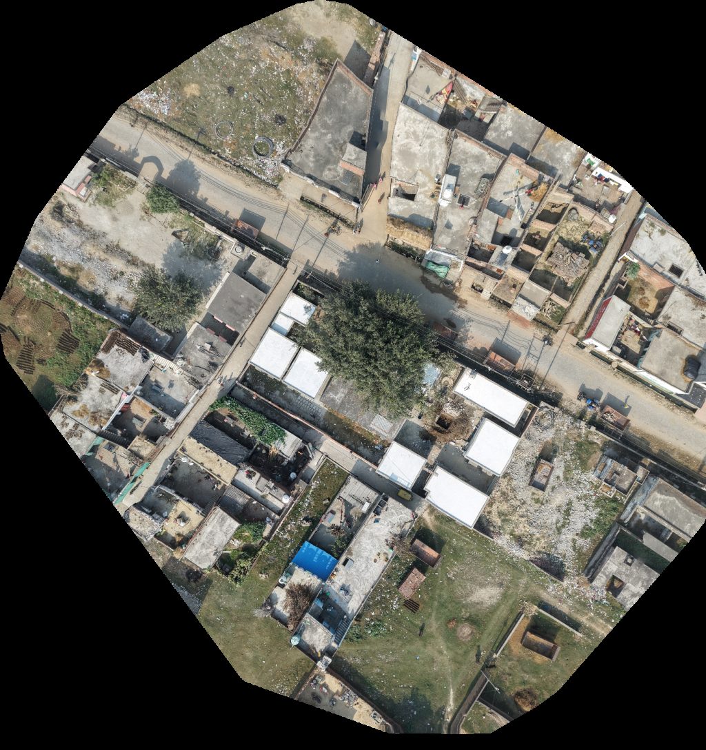 Drone map of Primary School Rohit Medical Store in medical store Aerial drone map in Barahi, Up, IN