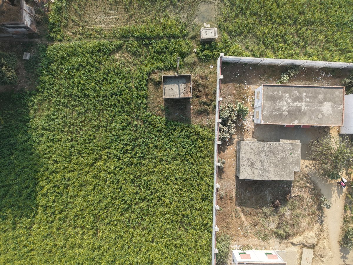 Drone map of मद न मस्ज द GENERAL STORE Aerial drone map in Budh Nagar Khandwa, Up, IN