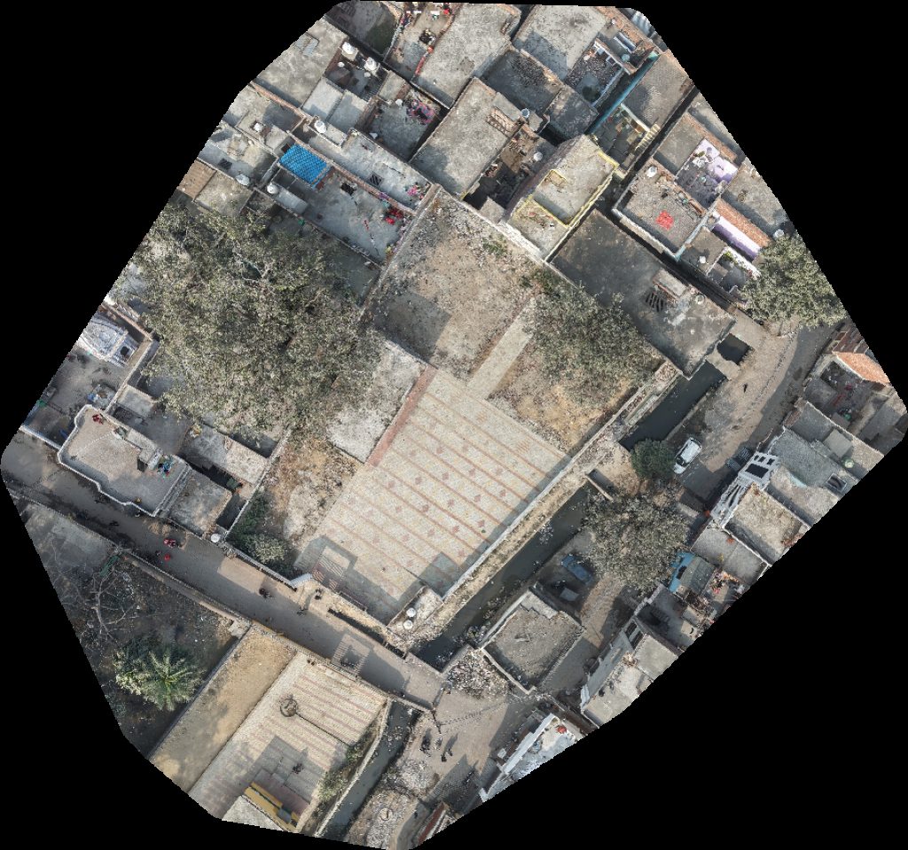Drone map of Amit Kumar Kashyap दुर्ग देव प्र थम क व द्य लय in Avas Vikas Colony Aerial drone map in Chandausi, Up, IN