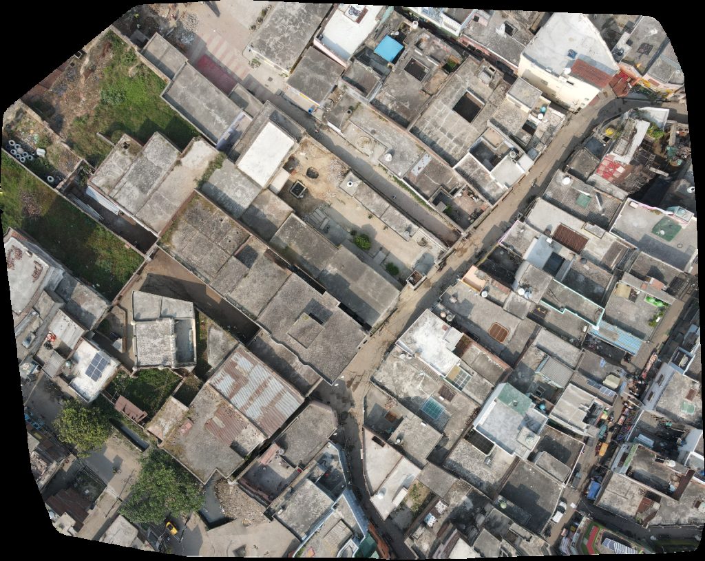 Drone map of Mathur Anand Refrizrater Service Center in Avas Vikas Colony Aerial drone map in Chandausi, Up, IN