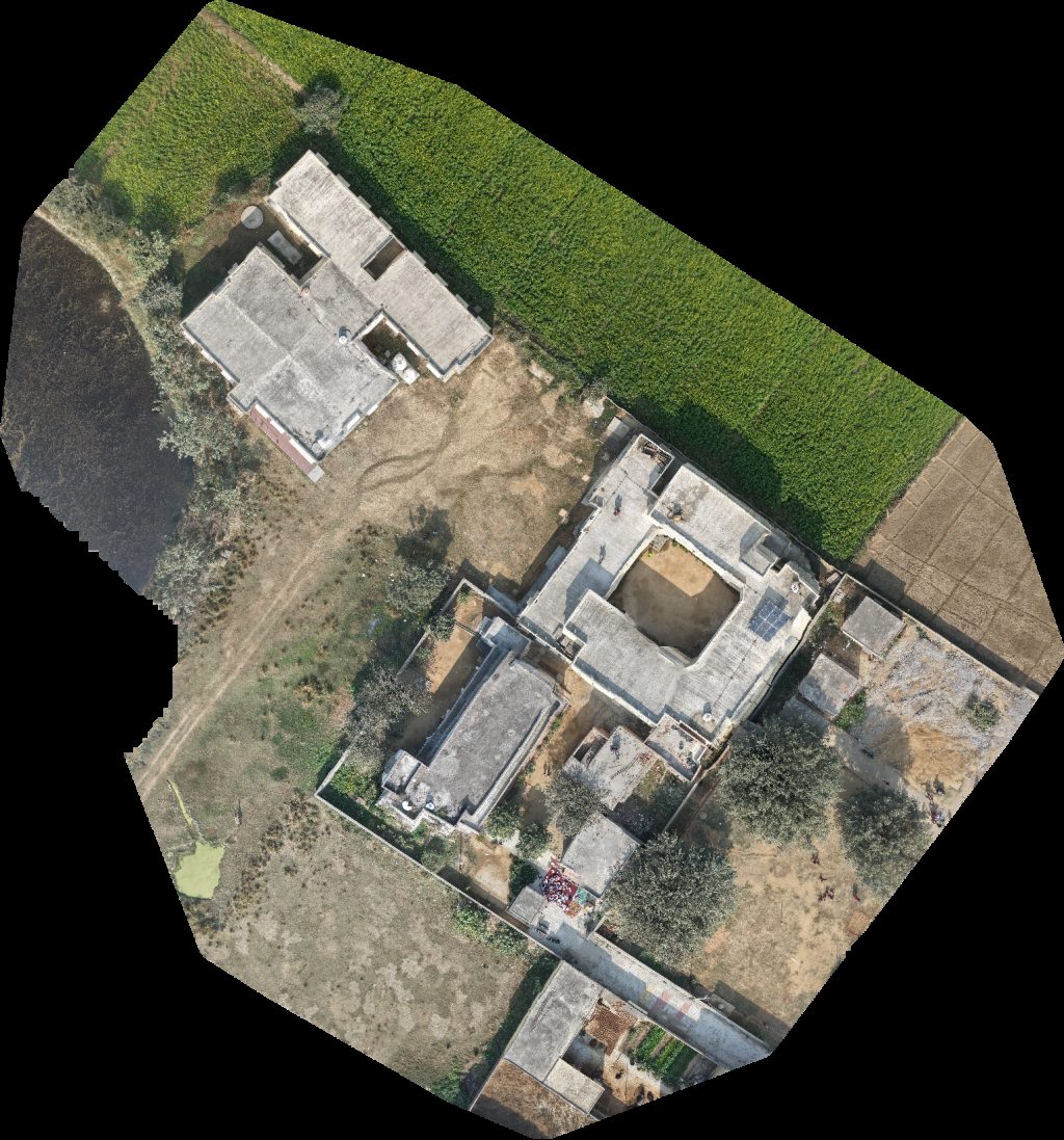 Drone map of Kasturba Gandhi Awasiya Balika Vidyalaya Purva Madhyamik in khera khas Aerial drone map in Chandausi, Up, IN