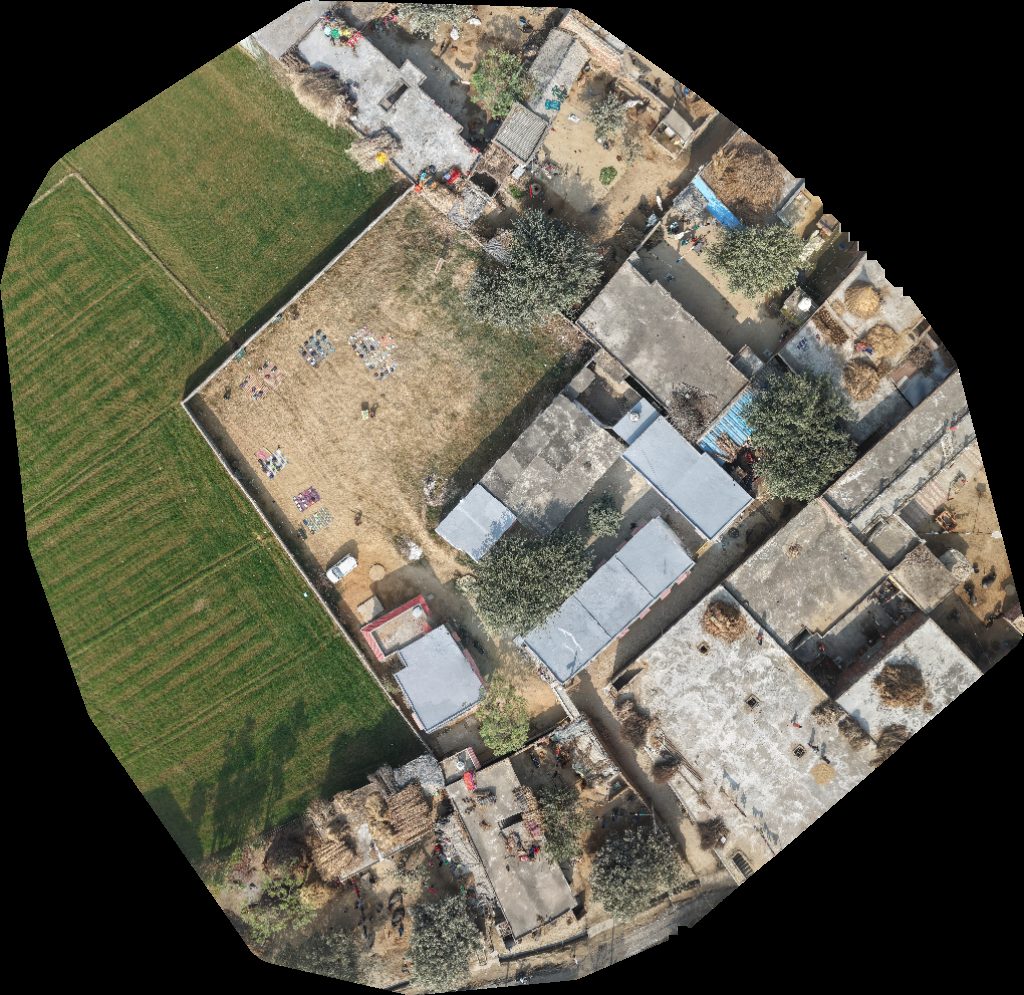 Drone map of Rampal Singh Rana Maa Kailadevi Dairy in kaila devi Aerial drone map in Mujahidpur, Up, IN