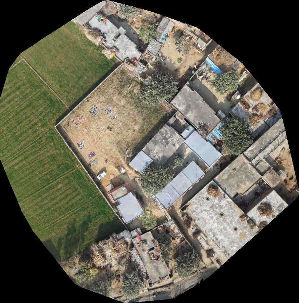 Drone map of Rampal Singh Rana Maa Kailadevi Dairy in kaila devi Aerial drone map in Mujahidpur, Up, IN