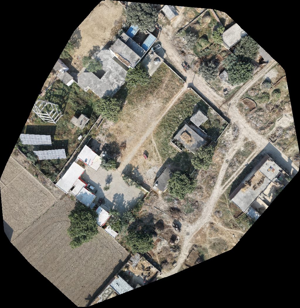 Drone map of आयुष्म न आर ग्य मंद र ग्र पं चन्द नगल Aerial drone map in Rampur Mohkam, Up, IN