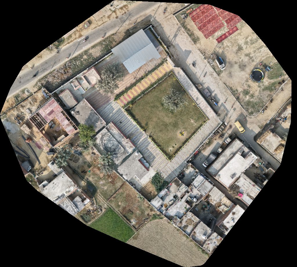 Drone map of Telipura Majhra School मल क जनरल स्ट र in telipura majhra saindhri Aerial drone map in Saindhri, Up, IN