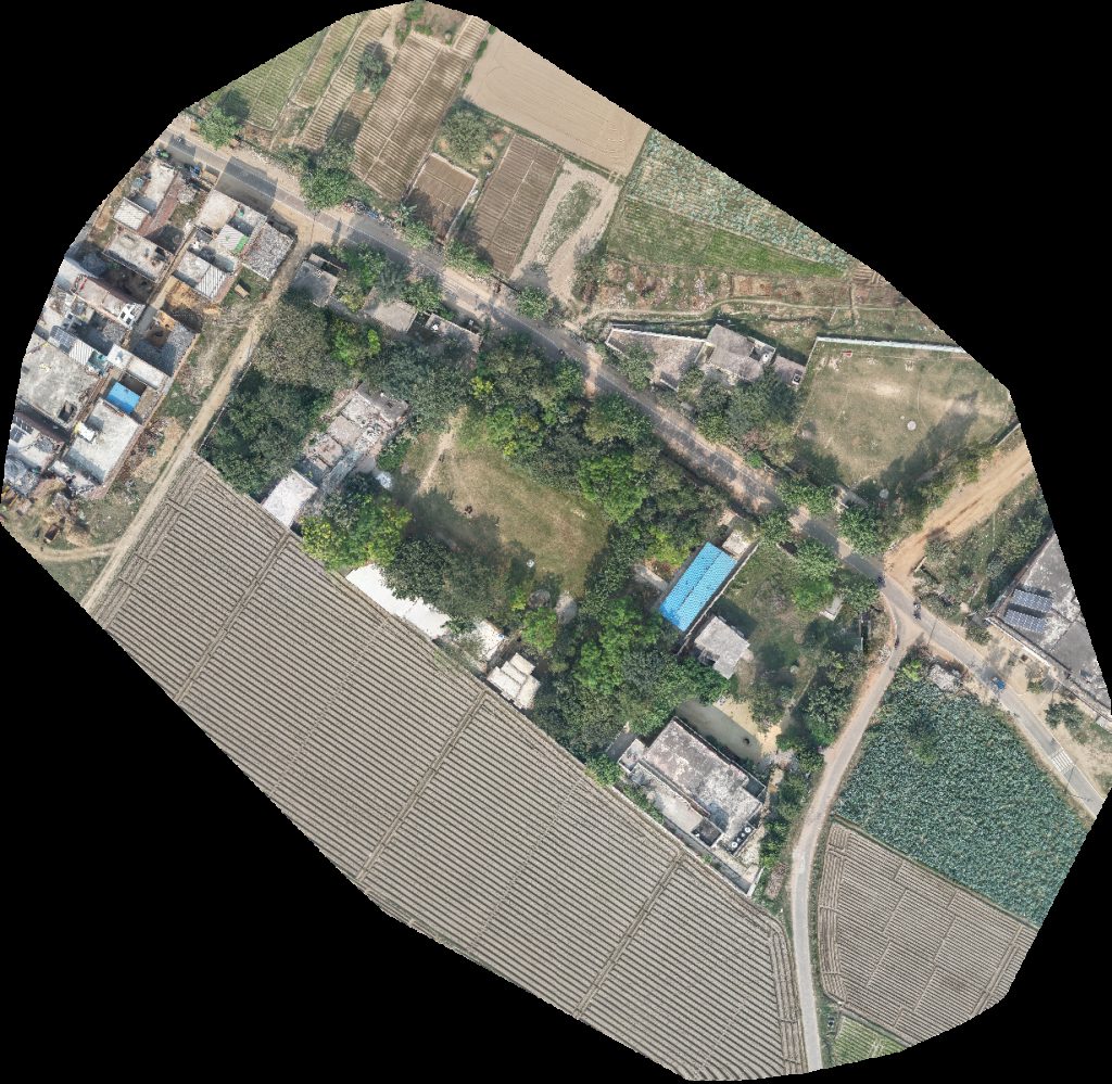 Drone map of Kasturba Gandhi Residential Girl s School Playground Aerial drone map in Sambhal, Up, IN