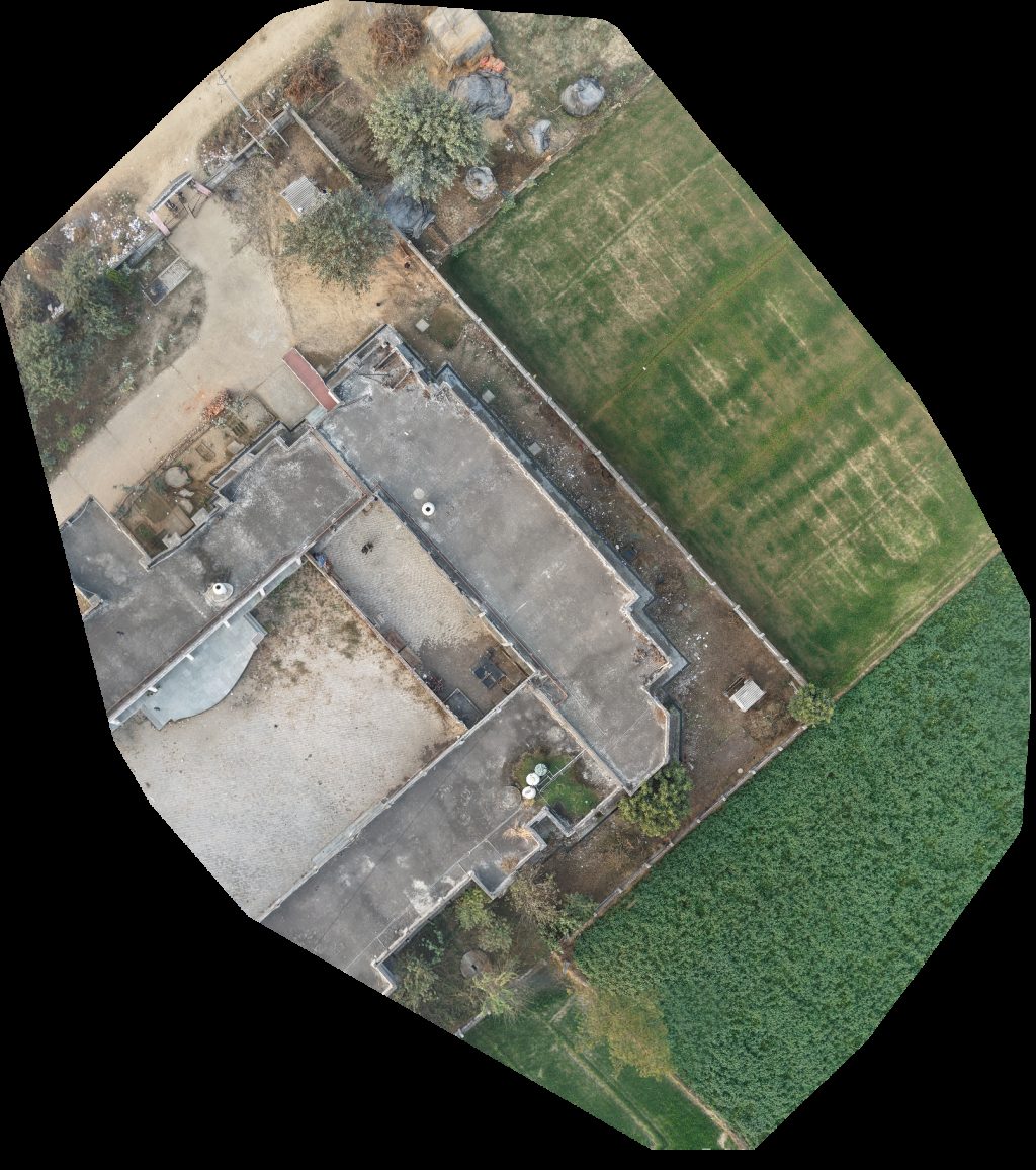 Drone map of र जक य कन्य इंटर क लेज स रंगपुर Sumit yadav in स रंगपुर Aerial drone map in Sambhal, Up, IN