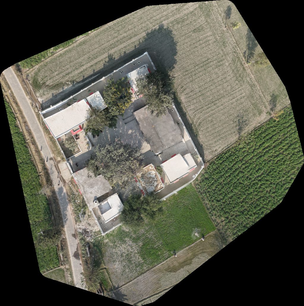 Drone map of नमन फर्ट ल ईजर JITENDRA JI MINI HOUSE in ji house Aerial drone map in Singhola Chetsingh, Up, IN