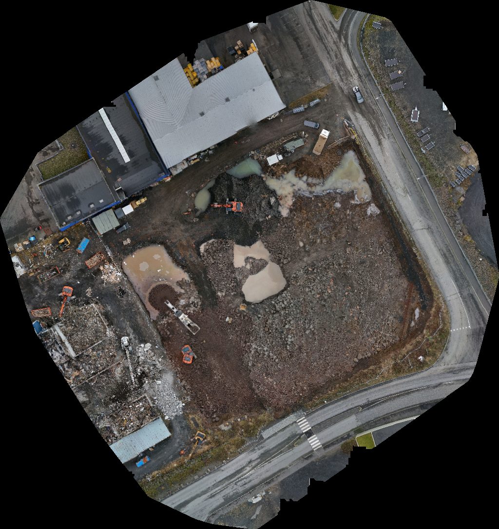 Drone map of Steinprýði ehf Verkstæði Fiskvinnslan Kambur hf Aerial drone map in Hafnarfjörður, Hafnarfjar Arkaupsta Ur, IS