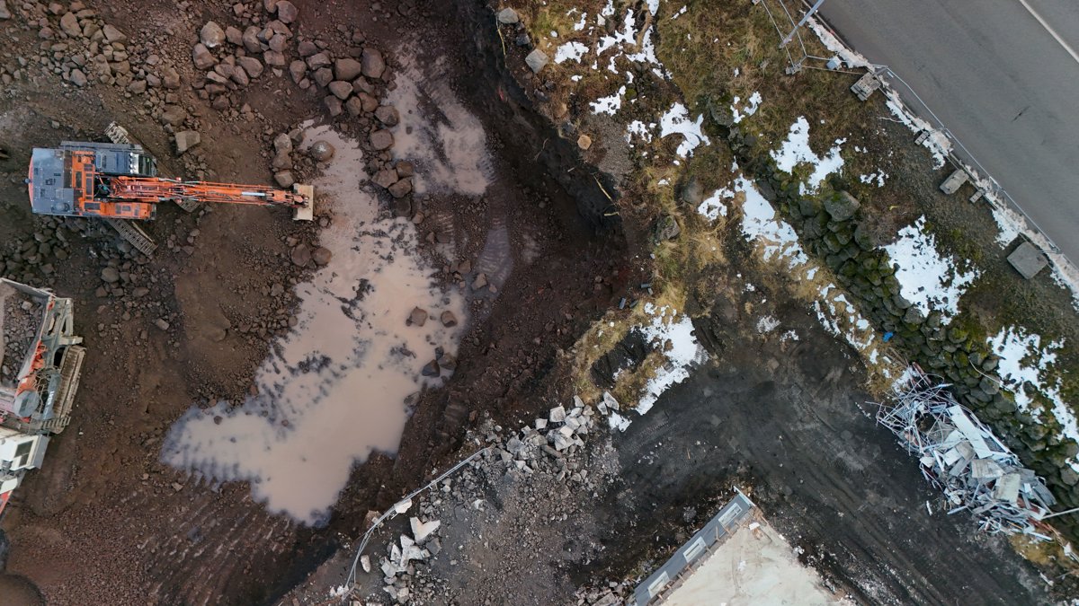 Drone 3d model of Steinprýði ehf Verkstæði Fiskvinnslan Kambur hf Aerial drone 3d model in Hafnarfjörður, Hafnarfjar Arkaupsta Ur, IS