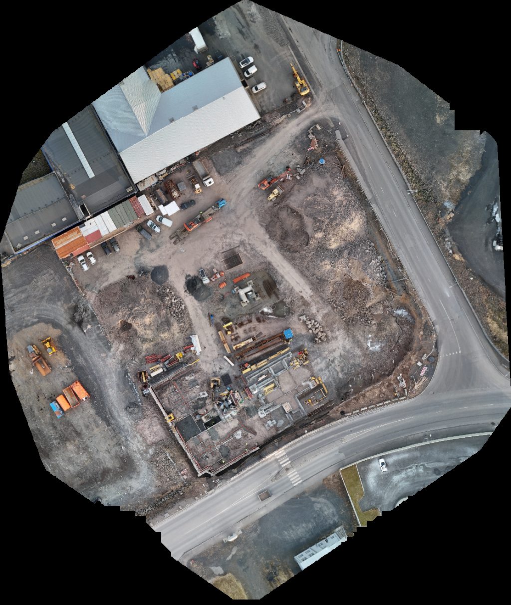 Drone map of Steinprýði ehf Verkstæði Fiskvinnslan Kambur hf Aerial drone map in Hafnarfjörður, Hafnarfjar Arkaupsta Ur, IS